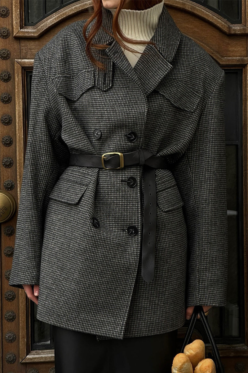 Trenchcoat mit Wolle