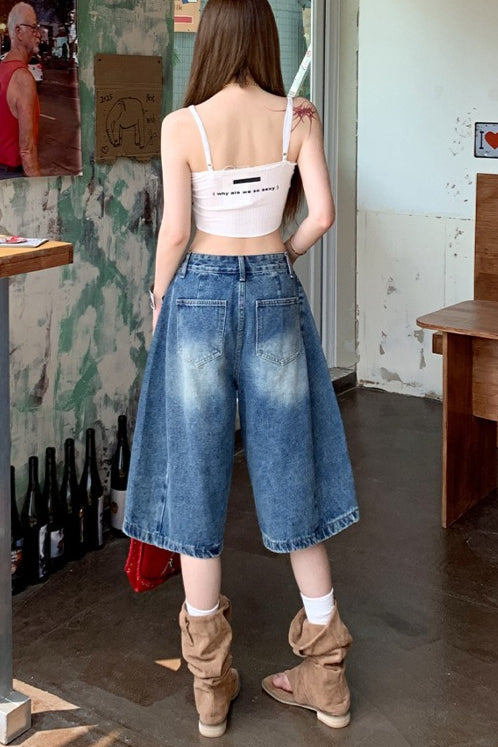 Shorts mit Denim