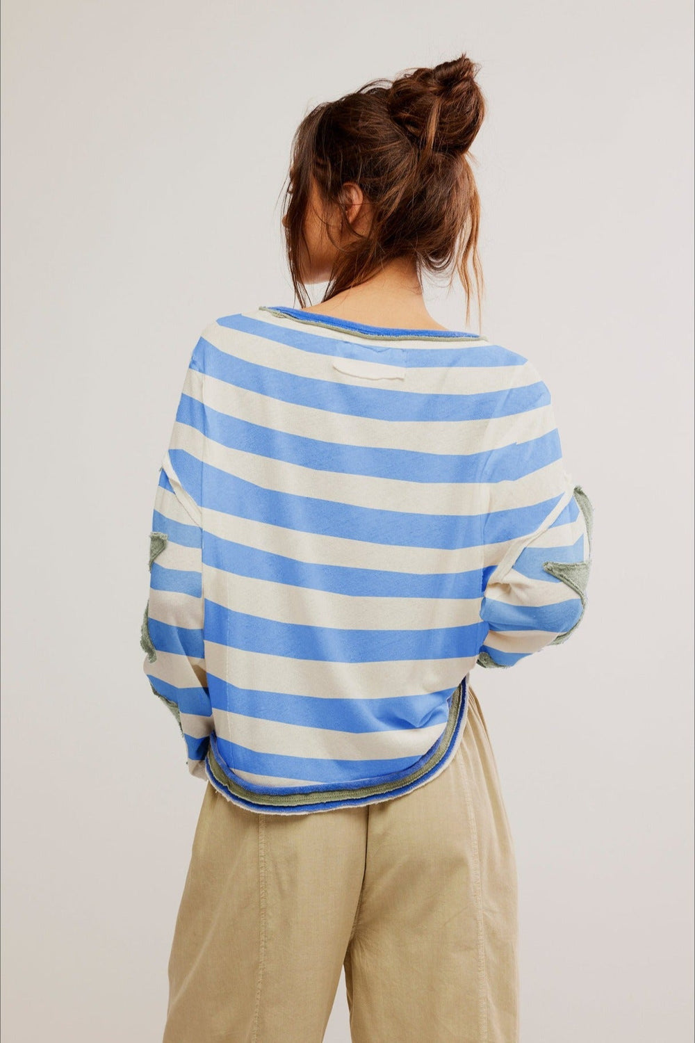 Sweatshirt mit Streifenmuster