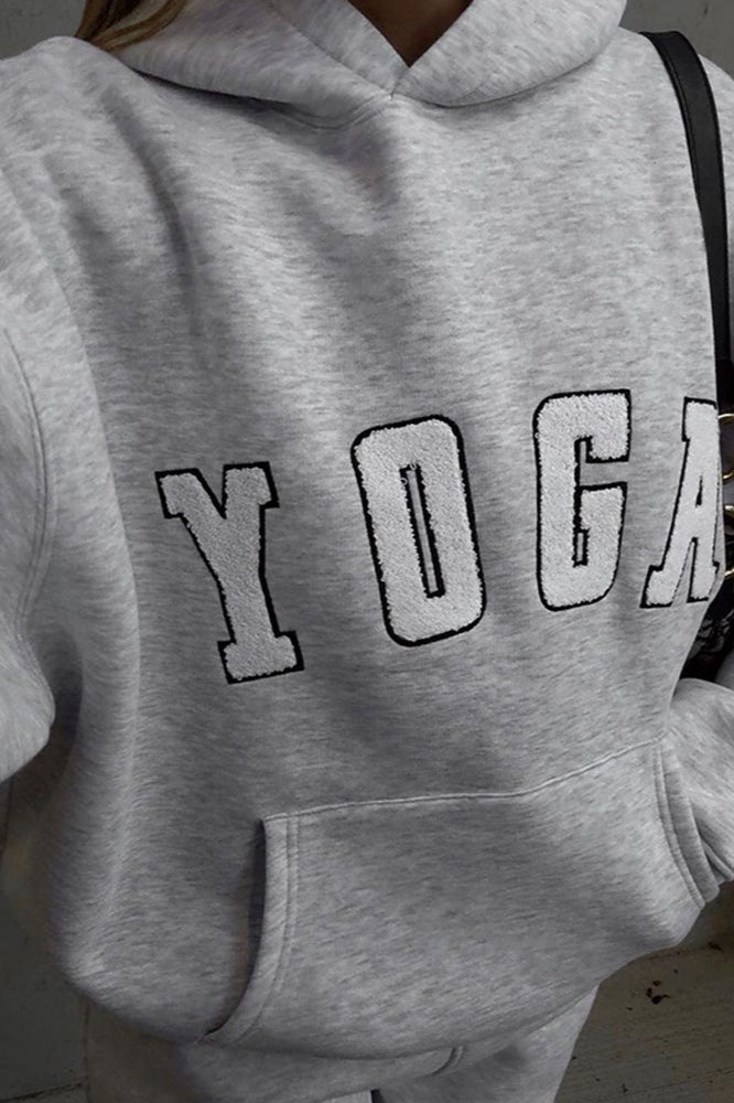 Locker geschnittener Pullover mit Schriftprint und Grafikdruck