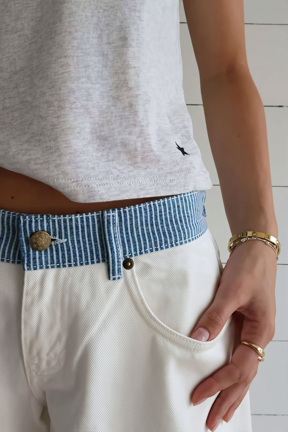 Hose mit geradem Schnitt