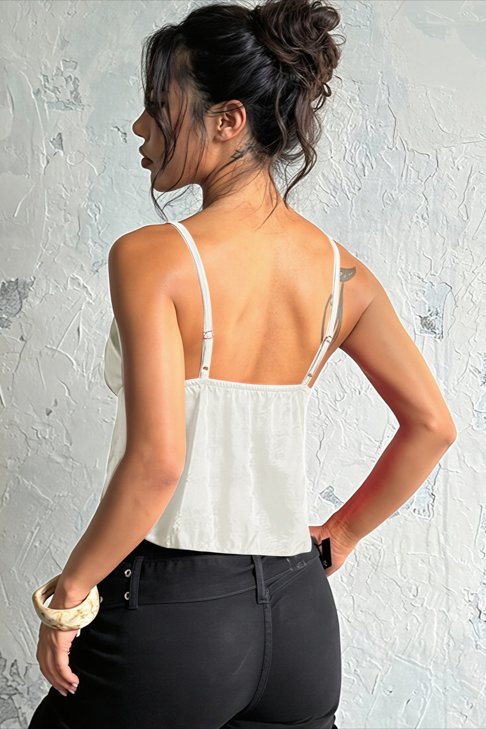 Cami-Top mit Satinoptik
