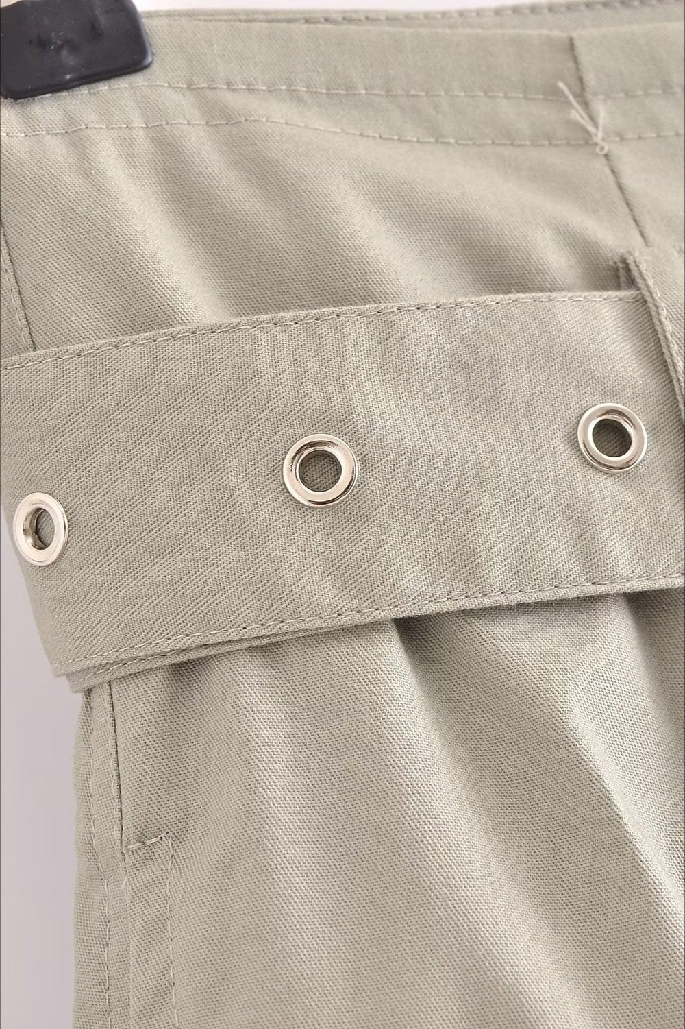 Gürtel mit weitem Bein und hoher Taille