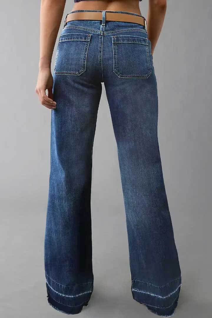 Jeans mit hoher Taille