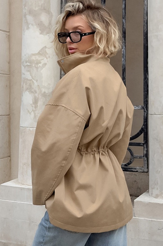 Trenchcoat mit Bindedetail