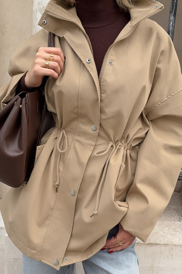 Trenchcoat mit Bindedetail