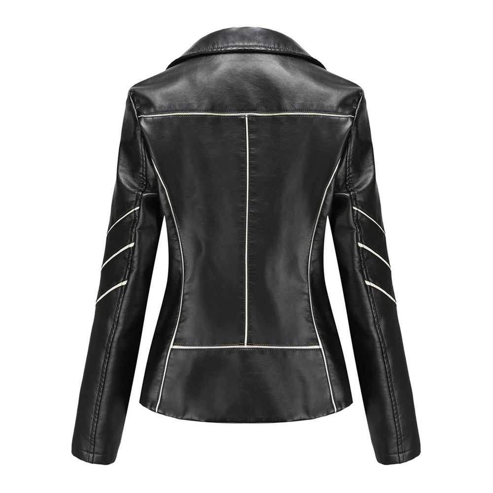 Lässiger Lederblazer